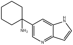 Cyclohexanamine, 1-(1H-pyrrolo[3,2-b]pyridin-6-yl)-