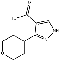 3-(oxan-4-yl)-1H-pyrazole-4-carboxylic acid