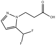 3-[5-(difluoromethyl)-1H-pyrazol-1-yl]propanoic acid