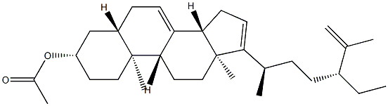 5α-Stigmasta-7,16,25-trien-3β-ol acetate