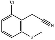 Benzeneacetonitrile, 2-chloro-6-(methylthio)-