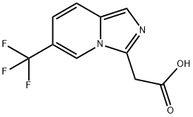 2-(6-(三氟甲基)咪唑并[1,5-A]吡啶-3-基)乙酸