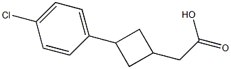 2-(3-(4-chlorophenyl)cyclobutyl)acetic acid