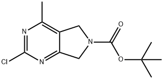 tert-butyl 2-chloro-4-methyl-5H,6H,7H-pyrrolo[3,4-d]pyrimidine-6-carboxylate