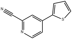 4-(Thiophen-2-yl)pyridine-2-carbonitrile