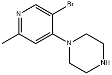 Piperazine, 1-(5-bromo-2-methyl-4-pyridinyl)-