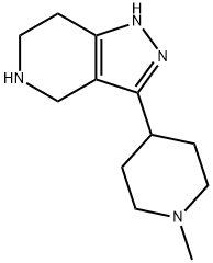 1-methyl-4-{2H,4H,5H,6H,7H-pyrazolo[4,3-c]pyridin-3-yl}piperidine