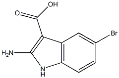 2-氨基-5-溴-1H-吲哚-3-羧酸