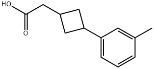 Cyclobutaneacetic acid, 3-(3-methylphenyl)-