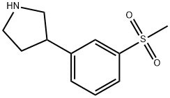 Pyrrolidine, 3-[3-(methylsulfonyl)phenyl]-