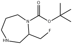 1H-1,4-Diazepine-1-carboxylic acid, 2-(fluoromethyl)hexahydro-, 1,1-dimethylethy…