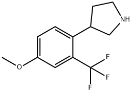 3-[4-methoxy-2-(trifluoromethyl)phenyl]pyrrolidine