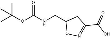 3-Isoxazolecarboxylic acid, 5-[[[(1,1-dimethylethoxy)carbonyl]amino]methyl]-4,5-dihydro-