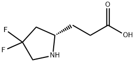 2-Pyrrolidinepropanoic acid, 4,4-difluoro-, (2S)-