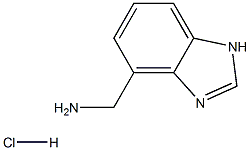1H-Benzimidazole-7-methanamine, hydrochloride
