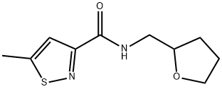 5-methyl-N-[(oxolan-2-yl)methyl]-1,2-thiazole-3-ca rboxamide