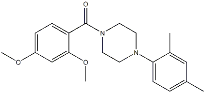 (2,4-dimethoxyphenyl)-[4-(2,4-dimethylphenyl)piperazin-1-yl]methanone