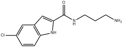 N-(3-氨基丙基)-5-氯-1H-吲哚-2-甲酰胺