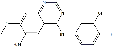 N-(3-氯-4-氟苯基)-7-甲氧基-6-氨基喹唑啉-4-胺