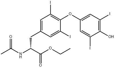 ethyl (R)-2-acetamido-3-(4-(4-hydroxy-3,5-diiodophenoxy)-3,5-diiodophenyl)propanoate