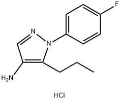 1-(4-fluorophenyl)-5-propyl-1H-pyrazol-4-amine hydrochloride