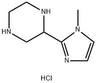 2-(1-methyl-1H-imidazol-2-yl)piperazine trihydrochloride