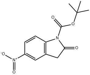 1H-Indole-1-carboxylic acid, 2,3-dihydro-5-nitro-2-oxo-, 1,1-dimethylethyl ester