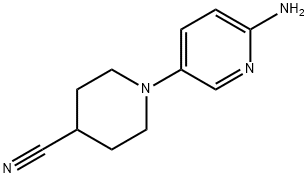 1-(6-amino-3-pyridyl)piperidine-4-carbonitrile