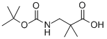 3-(tert-butoxycarbonyl)-2,2-dimethylpropanoic acid