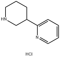 Pyridine, 2-(3-piperidinyl)-, hydrochloride (1:1)