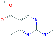 2-Dimethylamino-4-methyl-pyrimidine-5-carboxylic acid