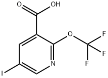 5-Iodo-2-(trifluoromethoxy)pyridine-3-carboxylic acid