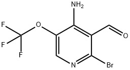 4-Amino-2-bromo-5-(trifluoromethoxy)pyridine-3-carboxaldehyde