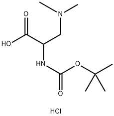 2-{[(tert-butoxy)carbonyl]amino}-3-(dimethylamino)propanoic acid hydrochloride