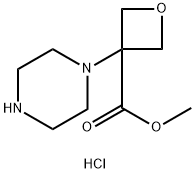 methyl 3-(piperazin-1-yl)oxetane-3-carboxylate dihydrochloride