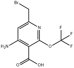 4-Amino-6-(bromomethyl)-2-(trifluoromethoxy)pyridine-3-carboxylic acid