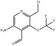5-Amino-2-(chloromethyl)-3-(trifluoromethoxy)pyridine-4-carboxaldehyde