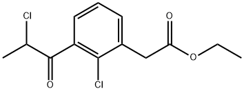 Ethyl 2-chloro-3-(2-chloropropanoyl)phenylacetate