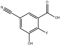 5-Cyano-2-fluoro-3-hydroxybenzoic acid