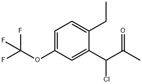 1-Chloro-1-(2-ethyl-5-(trifluoromethoxy)phenyl)propan-2-one