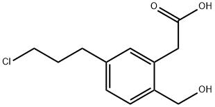 5-(3-Chloropropyl)-2-(hydroxymethyl)phenylacetic acid