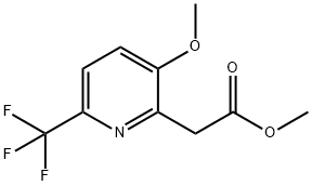 2-Pyridineacetic acid, 3-methoxy-6-(trifluoromethyl)-, methyl ester