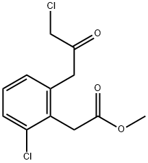 Methyl 2-chloro-6-(3-chloro-2-oxopropyl)phenylacetate