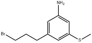 3-(3-Bromopropyl)-5-(methylthio)aniline