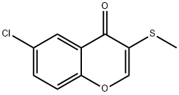 4H-1-Benzopyran-4-one, 6-chloro-3-(methylthio)-