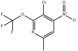 3-Chloro-6-methyl-4-nitro-2-(trifluoromethoxy)pyridine