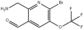 2-(Aminomethyl)-6-bromo-5-(trifluoromethoxy)pyridine-3-carboxaldehyde