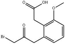 2-(3-Bromo-2-oxopropyl)-6-methoxyphenylacetic acid