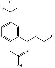 2-(3-Chloropropyl)-4-(trifluoromethyl)phenylacetic acid