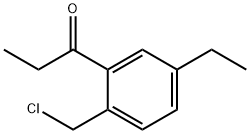 1-(2-(Chloromethyl)-5-ethylphenyl)propan-1-one